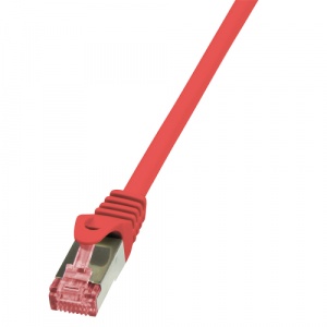 LogiLink Patch Cable Cat.6 S/FTP PIMF PrimeLine red 0,25m CQ2014S