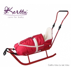 Kerttu Saniuta pentru copii cu cadru rosu Speed, Rosu