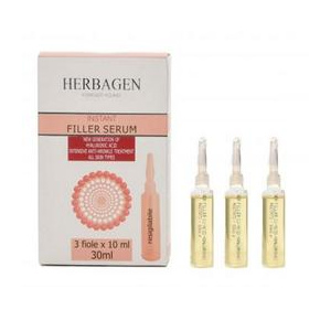 Herbagen Ser Filler cu Sfere de Acid Hialuronic si Konjac, 3 fiole x 10 ml