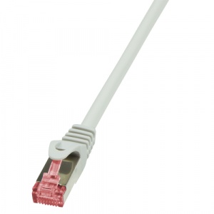 LogiLink Patch Cable Cat.6 S/FTP PIMF PrimeLine grey 0,25m CQ2012S