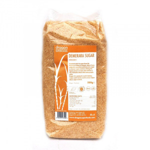 Dragon Superfoods Zahar brun Demerara bio 300g