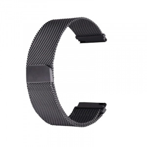Very Dream Curea metalica compatibila Huawei Watch GT 2 Pro, telescoape Quick Release, Milanese Loop, Negru