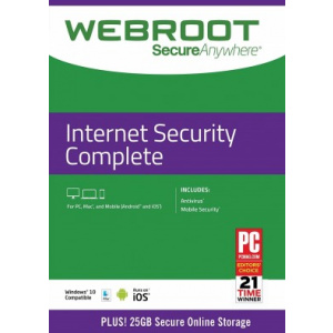 Webroot SecureAnyware Internet Security Complete 5 Devices Licenta Electronica