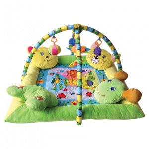 Lorelli Saltea de activitate plus Play Gym cu 4 perne 80x80 cm
