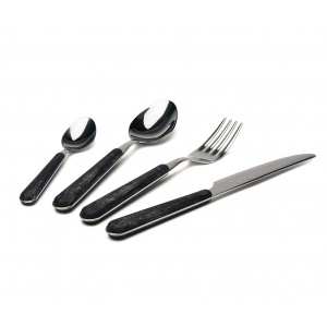 Excelsa Set 24 tacamuri Wood Black