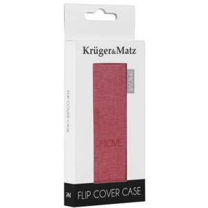 Kruger&Matz Husa protectie tip book KM0030 Red pentru Move