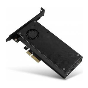Axagon Adaptor Active cooler PCI-E 3.0 4x DUAL M.2 SSD