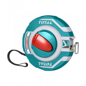 Total Ruleta 30 m, diametru 12.5 mm, capat cauciuc, Verde TMT11306