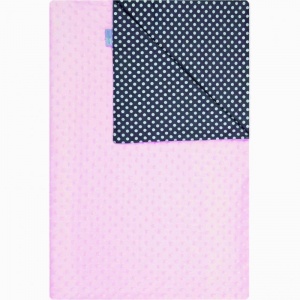 Womar Paturica Minky 75x100 AN-MK-01 Roz/Gri