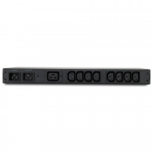 APC AP4423 Rack ATS, 230V, 16A, C20 In, (8) C13 + (1) C19 Out