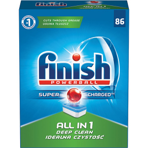 Finish Detergent vase All in One 86 tablete pentru masina de spalat vase
