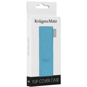 Kruger&Matz Husa protectie tip book KM0037 Blue pentru Mist