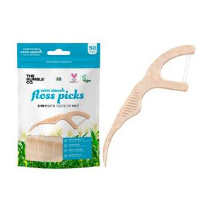 Camco Scobitori si Ata Dentara 2 in 1 din Porumb si Menta, 50 buc