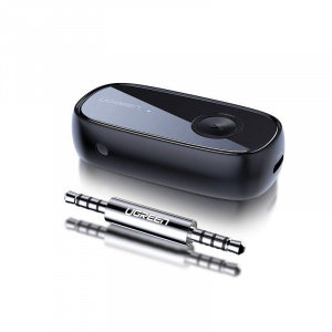 UGREEN Transmitator audio CM279, AUX, Bluetooth 5.0 aptX, microfon incorporat, Negru