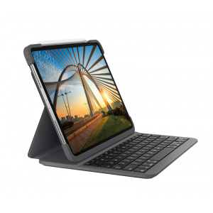 Logitech Slim Folio Pro Graphite Bluetooth QWERTZ German 920-009683