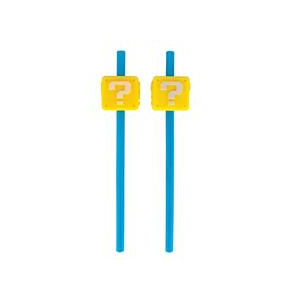Nintendo Set Paie Super Mario Straws