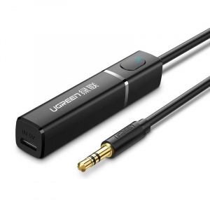 UGREEN Transmitator audio, AUX, Bluetooth 5.0 aptX, A2DP, Negru