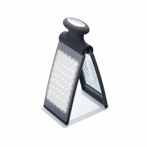 KitchenCraft Razatoare, 12 x 8.5 x 21 cm, MCSPSGRATE, inox, Negru