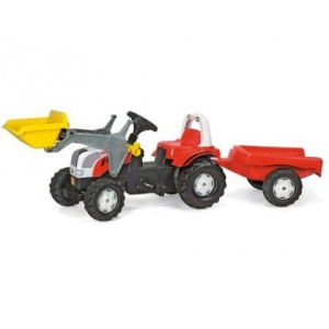 Rolly Toys Tractor cu pedale si remorca 023936