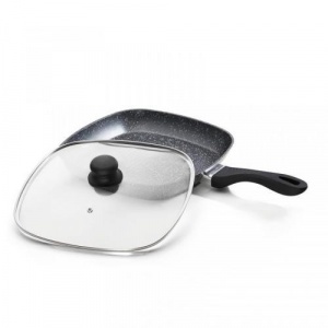 Heinner TIGAIE GRILL ALUMINIU + CAPAC , 28X4 CM,STONE COLLECTION HR-BET-001