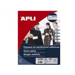 Apli ETICHETE TEXTILE DE IDENTIFICARE