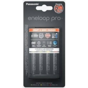 Panasonic Loader BQ-CC55 + 4 x R6/AA Eneloop Pro 2500 mAh