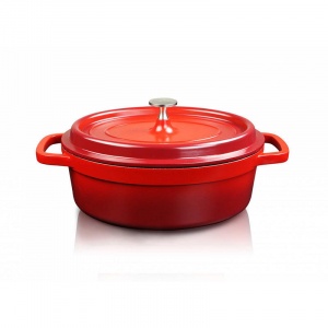 Heinner CRATITA OVALA + CAPAC , ALUMINIU, 26X20X9CM, 3.5 L, HOME CHEF HR-KG-26209