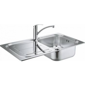 Grohe Eurosmart -Pachet chiuvetă de bucătărie și baterie monocomandă