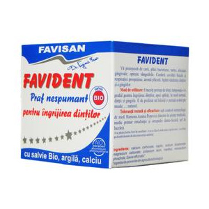 Favisan Praf Nespumant pentru Ingrijire Favident, 50ml
