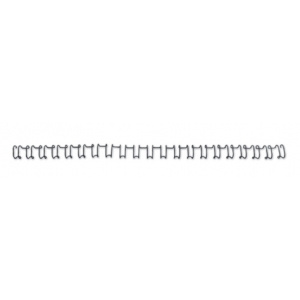 GBC Spira metalica 21 inele 10 mm A4 negru 85 coli 100 buc/set EIB165221