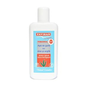 Favisan Apa de Gura cu Aloe si Argila Virginia, 125ml