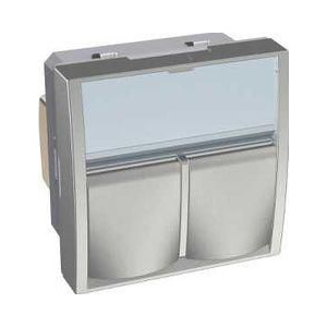 Schneider Electric ALTIRA Priza dubla date Ftp Cat.5E Rj45 Aluminiu ALB46335N -