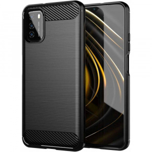 Tech-Protect TPUCARBON Xiaomi Poco M3 Black