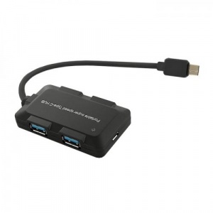 Qoltec HUB USB 3.1 TYPE C MALE | 4X USB 3.0 A FEMALE | 0.2M 50502