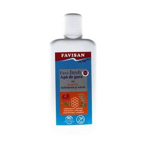 Favisan Apa de Gura cu Propolis, Echinacea si Salvie Favifresh, 125ml