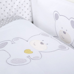 Klups Set lenjerie brodata 5 piese Sweet Bear