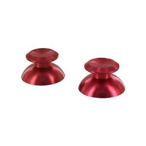 ZedLabz Alloy Metal Thumb Stick Replacements Red 2 Pcs Ps4