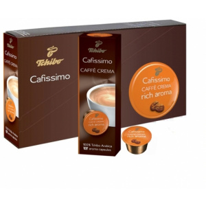 Tchibo Cutie 10 capsule cafea Cafissimo Caffe Crema Rich Aroma, 8 buc/set PCKTC483505