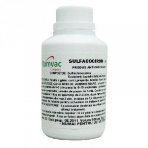 Romvac SULFACOCCIROM Solutie buvabila 100 ml