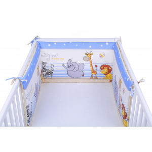 Nichiduta Set 2 aparatoare laterale Jungla Animalutelor Blue 011