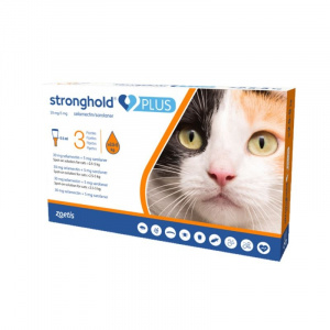 Zoetis Stronghold Plus Pisica 30 mg, 0.5 ml (2.5 - 5 kg), 3 pipete