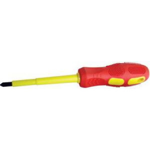 Tracon Electric Şurubelniţă dreaptă izolată la 1000V, mâner roşu-galben - 6x150mm SD6150F
