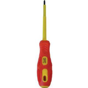 Tracon Electric Şurubelniţă cruce-combi izolată la 1000V, mâner roşu-galben - 5x125mm SDDK5125S