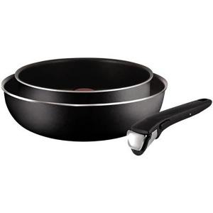 Tefal Set tigai Ingenio Essential Wok, 24cm, negru