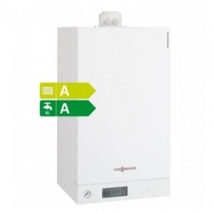 Viessmann Centrala termica in condensare cu touchscreen Vitodens 100-W 26 kw combi B1KC080