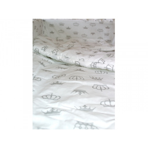 MyKids Lenjerie Coronite Alb 4 piese 140x70