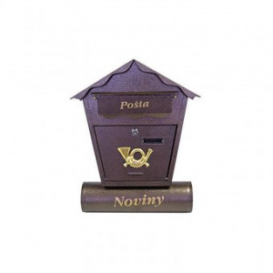 Strend Pro Cutie postala cu suport de ziar NESTOR, 450x370x100mm