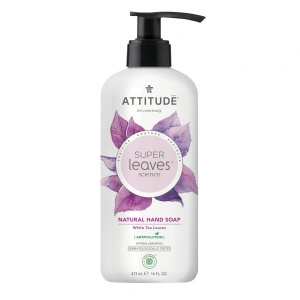 Attitude Superleaves Sapun de maini din frunze de ceai alb & Quinoa, 473 ml