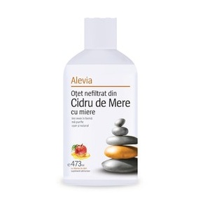 Alevia Otet Nefiltrat din Cidru de Mere cu Miere 473Ml
