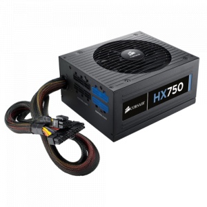 Corsair HX Series™ HX750 — 750 Watt 80 PLUS® Platinum Certified Fully Modular PSU (EU) CP-9020137-EU